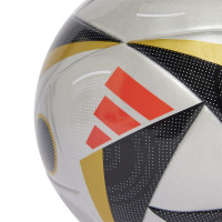 adidas EK 2024 Fussballliebe Mini Final Voetbal Maat 1 Zilver Goud Zwart