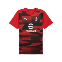 PUMA AC Milan Pre-Match Trainingsset 2024-2025 Rood Wit Zwart