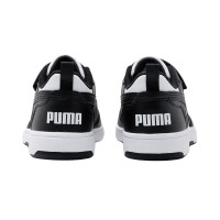 PUMA Rebound V6 Low Sneakers AC+ Kids Wit Zwart