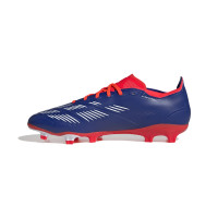 adidas Predator League Gras Voetbalschoenen (FG) Blauw Wit Rood