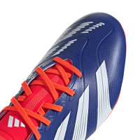 adidas Predator League Gras Voetbalschoenen (FG) Blauw Wit Rood