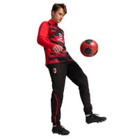 PUMA AC Milan Pre-Match Trainingsbroek Woven 2024-2025 Zwart Rood