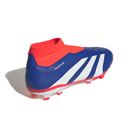 adidas Predator League Veterloze Gras Voetbalschoenen (FG) Blauw Wit Rood