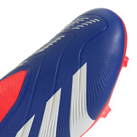 adidas Predator League Veterloze Gras Voetbalschoenen (FG) Blauw Wit Rood