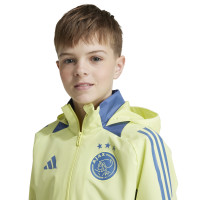 adidas Ajax Allweather Jack 2024-2025 Kids Geel Blauw