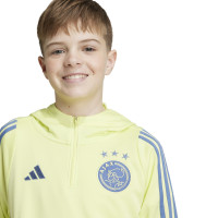 adidas Ajax Track Hoodie 2024-2025 Kids Geel Blauw