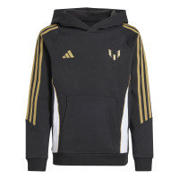 adidas Messi Hoodie Trainingspak Kids Zwart Goud Wit