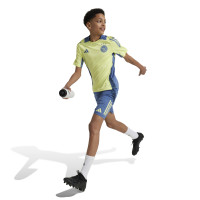 adidas Ajax Trainingsshirt 2024-2025 Kids Geel Blauw