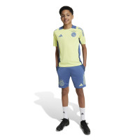adidas Ajax Trainingsbroekje 2024-2025 Kids Blauw Geel