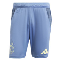 adidas Ajax Polo Trainingsset 2024-2025 Lichtblauw Blauw Geel