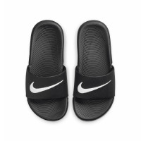 Nike Kawa Slippers Kids Zwart Wit