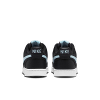 Nike Court Vision Low Next Nature Sneakers Zwart Lichtblauw Wit