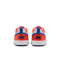 Nike Court Borough Low Recraft Sneakers Kids Wit Donkerblauw Blauw Oranje