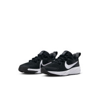 Nike Star Runner 4 Sneakers Kids Zwart Wit Antraciet