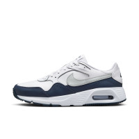 Nike Air Max SC Leder Sneakers Wit Grijs Donkerblauw