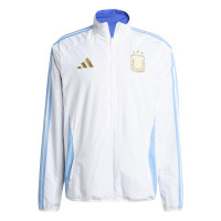 adidas Argentinië Anthem Trainingsjack Reversible 2024-2026 Wit Blauw Lichtblauw Goud