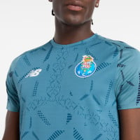 New Balance FC Porto Trainingsshirt 2024-2025 Blauwgrijs Donkerblauw Wit