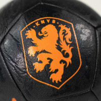 KNVB Logo Voetbal Zwart Oranje