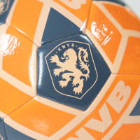 KNVB Logo Voetbal Wit Oranje Blauw Wit
