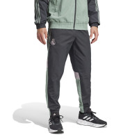 adidas Real Madrid Culturewear Trainingspak Woven Full-Zip 2024-2025 Donkergrijs Groen Paars