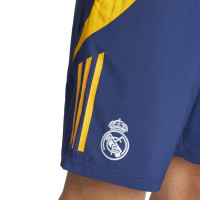 adidas Real Madrid Polo Zomerset 2024-2025 Lichtblauw Donkerblauw Geel
