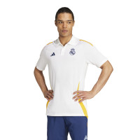 adidas Real Madrid Polo 2024-2025 Wit Geel Donkerblauw