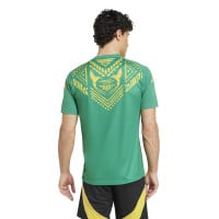 adidas Jamaica Pre-Match Trainingsshirt 2024-2026 Donkergroen