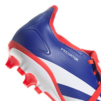 adidas Predator League FT Gras Voetbalschoenen (FG) Blauw Wit Rood