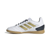 adidas Super Sala 2 Zaalvoetbalschoenen (IN) Kids Wit Zwart Goud