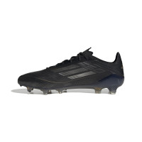 adidas F50 Elite Gras Voetbalschoenen (FG) Zwart Grijs Goud