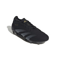 adidas Predator Elite Gras Voetbalschoenen (FG) Zwart Grijs Goud