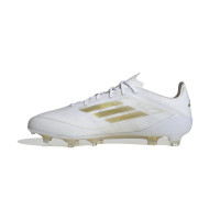 adidas F50 Elite Gras Voetbalschoenen (FG) Wit Goud