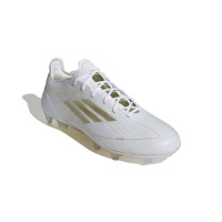 adidas F50 Elite Gras Voetbalschoenen (FG) Wit Goud