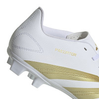 adidas Predator Club Gras / Kunstgras Voetbalschoenen (FxG) Wit Goud