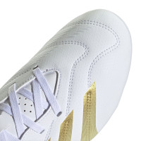 adidas Predator Club Gras / Kunstgras Voetbalschoenen (FxG) Wit Goud