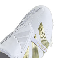 adidas Predator Elite FT Gras Voetbalschoenen (FG) Wit Goud