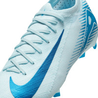 Nike Zoom Mercurial Vapor 16 Pro Gras Voetbalschoenen (FG) Kids Lichtblauw Blauw