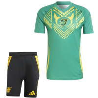 adidas Jamaica Pre-Match Trainingsset 2024-2026 Groen Zwart Geel