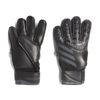 adidas Predator Match Fingersave Keepershandschoenen Zwart Donkergrijs