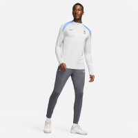 Nike Tottenham Hotspur Strike Trainingspak 1/4-Zip 2024-2025 Lichtgrijs Donkergrijs Blauw