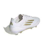 adidas F50 Pro Gras Voetbalschoenen (FG) Wit Goud