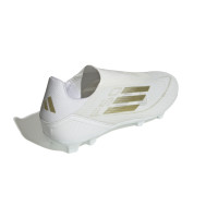 adidas F50 League Veterloze Gras Voetbalschoenen (FG) Wit Goud