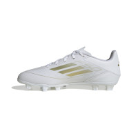 adidas F50 Club Gras / Kunstgras Voetbalschoenen (FxG) Wit Goud