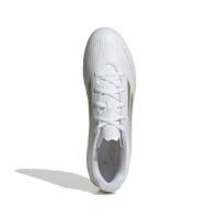 adidas F50 Club Gras / Kunstgras Voetbalschoenen (FxG) Wit Goud