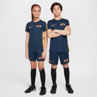 Nike Kylian Mbappé Academy Trainingsbroekje Kids Donkerblauw Oranje