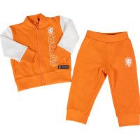 KNVB Baby Trainingspak Oranje Wit