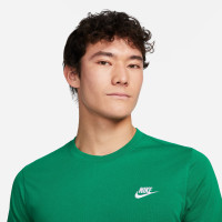 Nike Sportswear Club T-Shirt Groen Wit