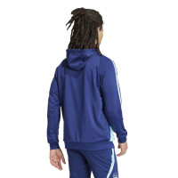 adidas Arsenal Track Hoodie 2024-2025 Donkerblauw Lichtblauw