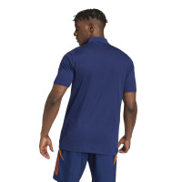 adidas Juventus Polo 2024-2025 Donkerblauw Oranje Wit