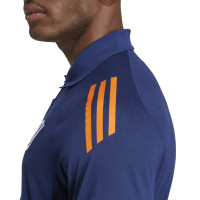 adidas Juventus Polo 2024-2025 Donkerblauw Oranje Wit